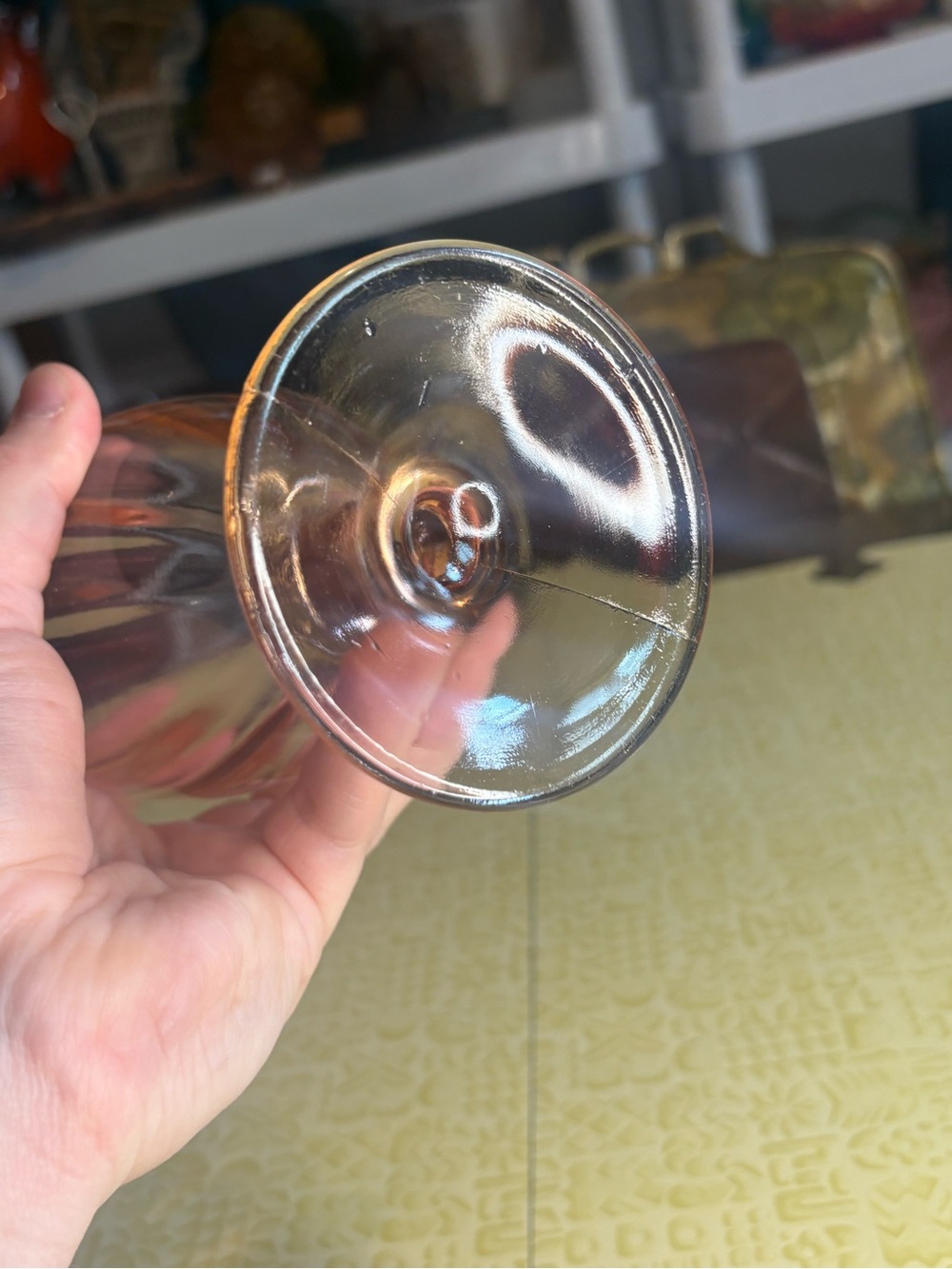 Vintage Pink Depression Glass Covered Compote - Picture 8 of 10